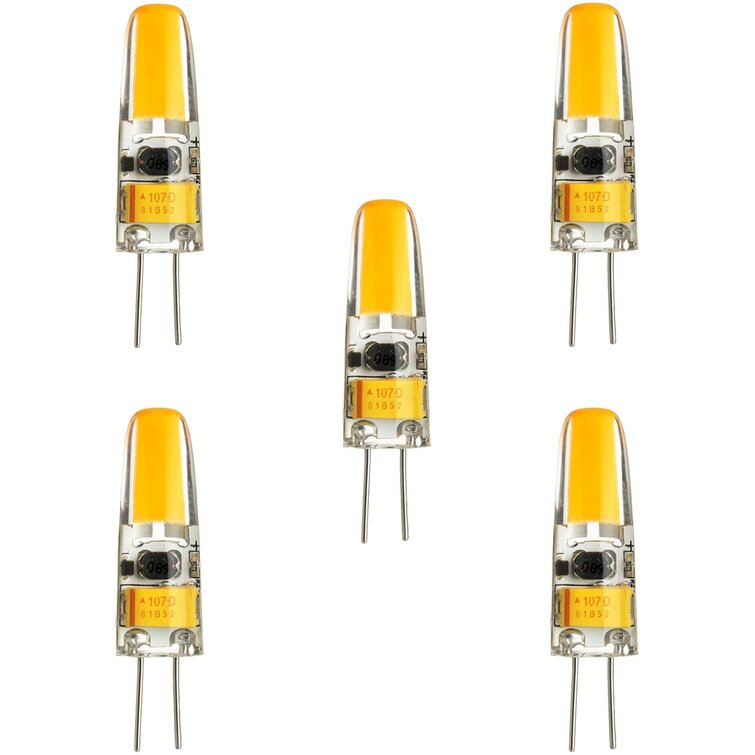 Diakritisch holte krekel Sunlite 1.5 Watt (25 Watt Equivalent), JC LED Dimmable Light Bulb, Warm  White G4/Bi-pin Base | Wayfair