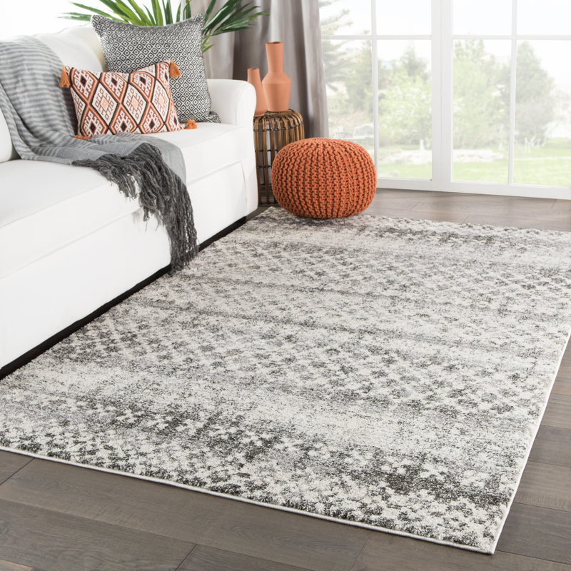 Union Rustic Bellamy Gray Area Rug Reviews Wayfair