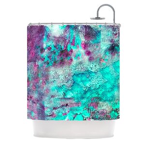 Think Outside The Box Polyester Shower Curtain