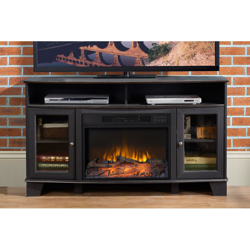 Homestar Wilson Media Tv Stand For Tvs Up To 58 With Fireplace