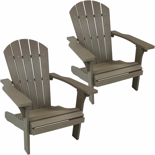 Millwood Pines Burlington All-Weather Plastic Adirondack Chair & Reviews | Wayfair