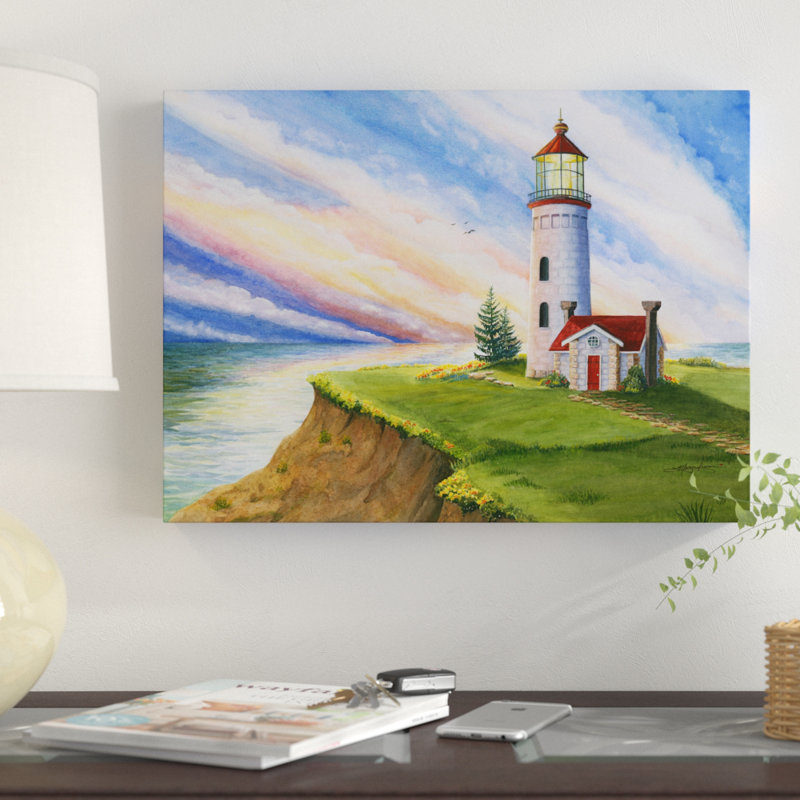 Winston Porter Lighthouse Dreams Acrylic Painting Print On Wrapped Canvas Wayfair