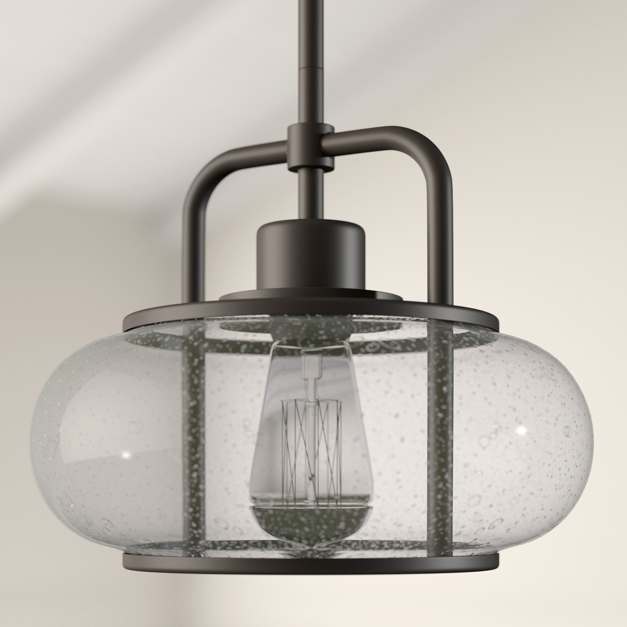 Lavalle 1 Light Schoolhouse Pendant & Reviews | Joss & Main LED direct light pendant lamp FLORIDA SQUARE | Pendant lamp
