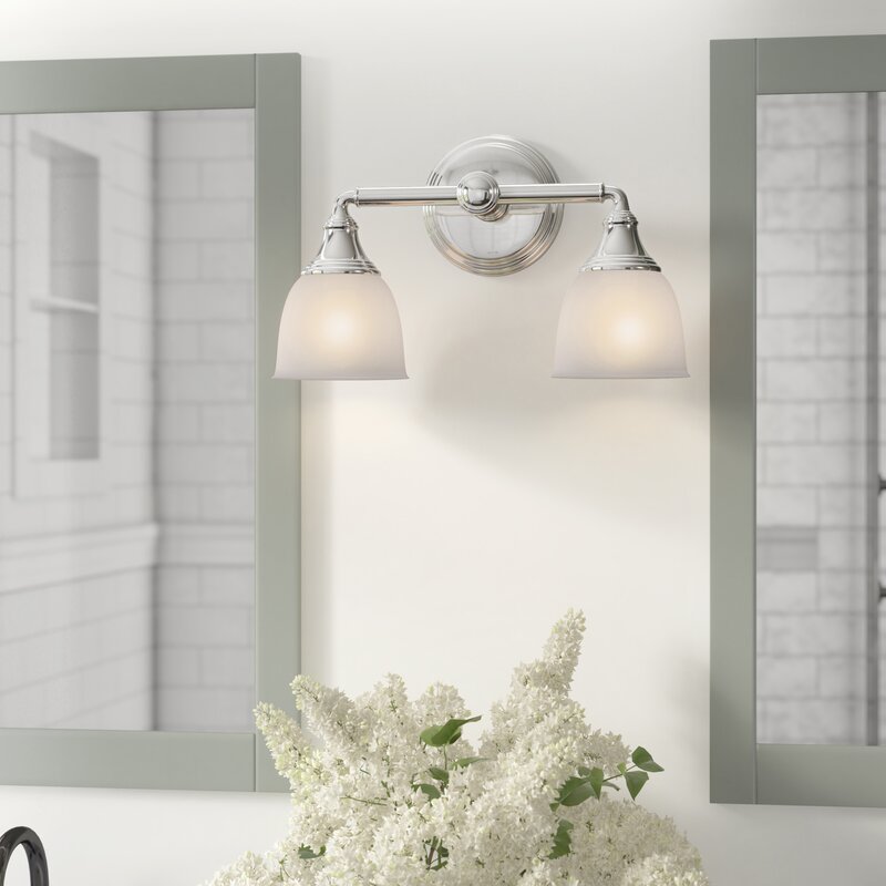 K-10571-BN,CP,2BZ Kohler Devonshire 2-Light Vanity Light & Reviews ...