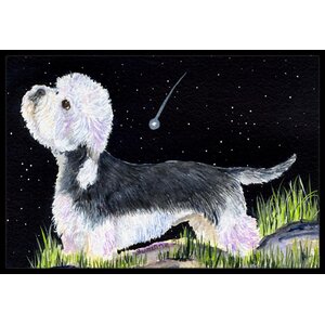 Starry Night Dandie Dinmont Terrier Doormat