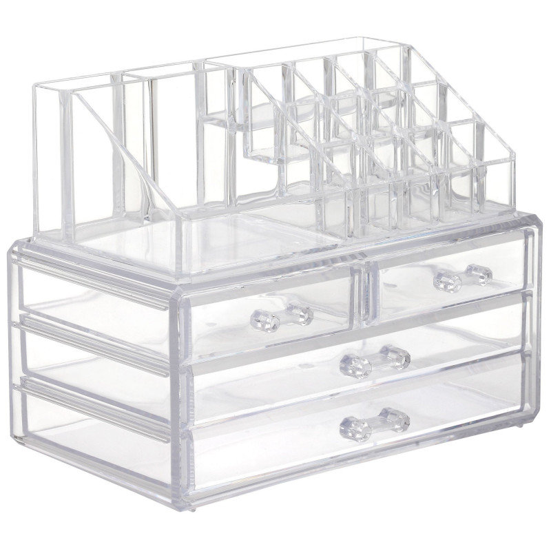 Rebrilliant Dade 4 Drawer Cosmetic Makeup Organiser Reviews