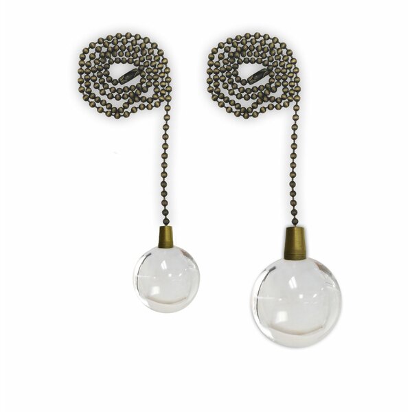 RoyalDesigns Crystal Ball Ceiling Fan Pull Chains | Wayfair