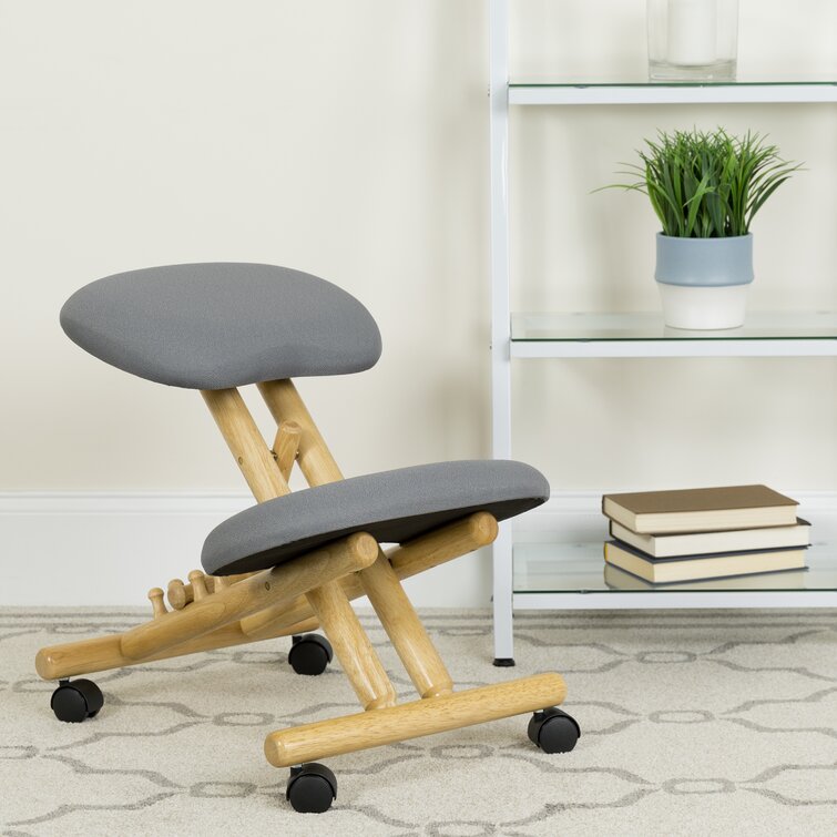 adjustable kneeling stool