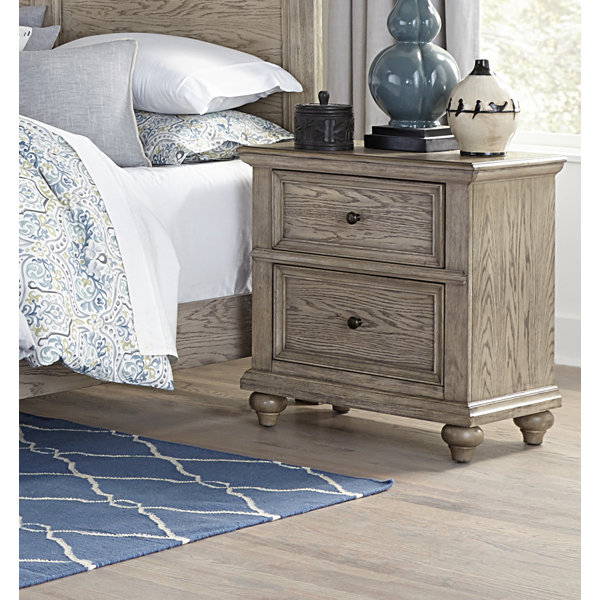 Greyleigh™ Lorsworth 2 Drawer Nightstand Wayfair