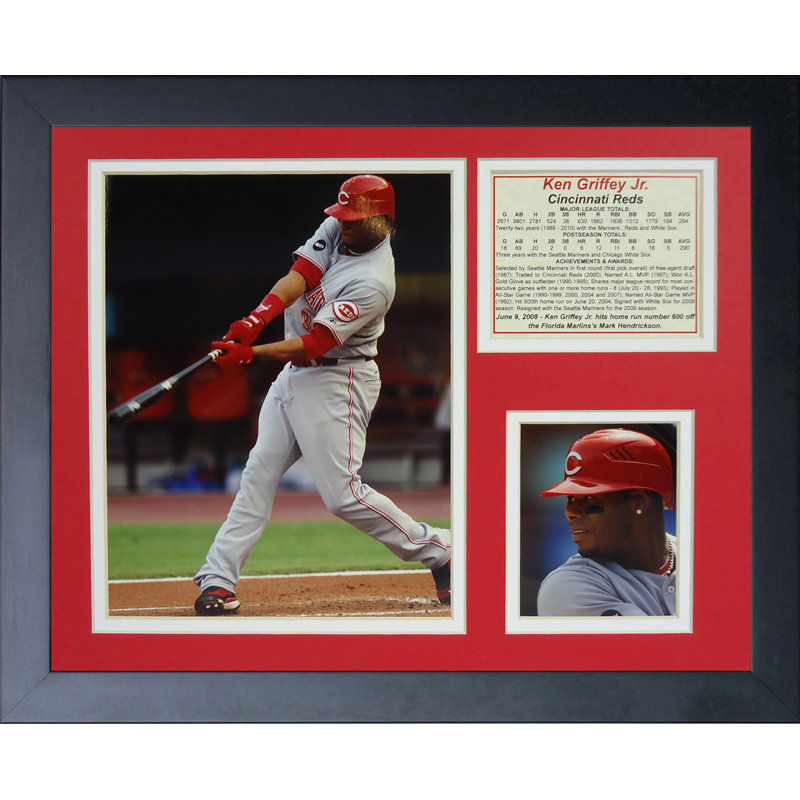 Legends Never Die Ken Griffey Jr 600th Hr Framed Memorabilia