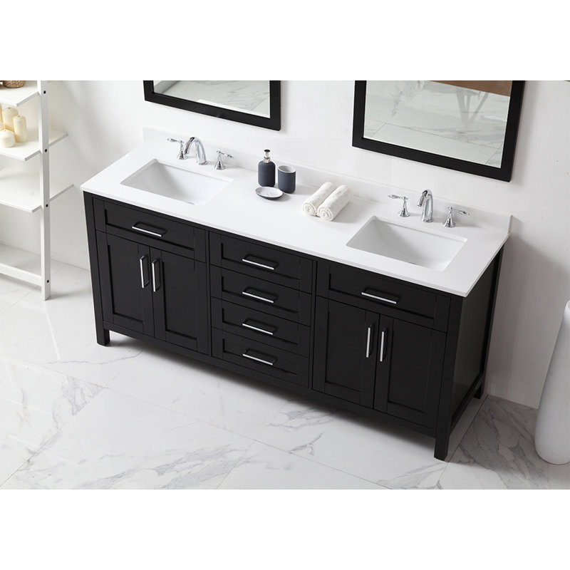 Espresso Double Bathroom Vanity ove decors tahoe 72" double bathroom vanity set with mirror in Espresso Double Bathroom Vanity ove decors tahoe 72" double bathroom vanity set with mirror in