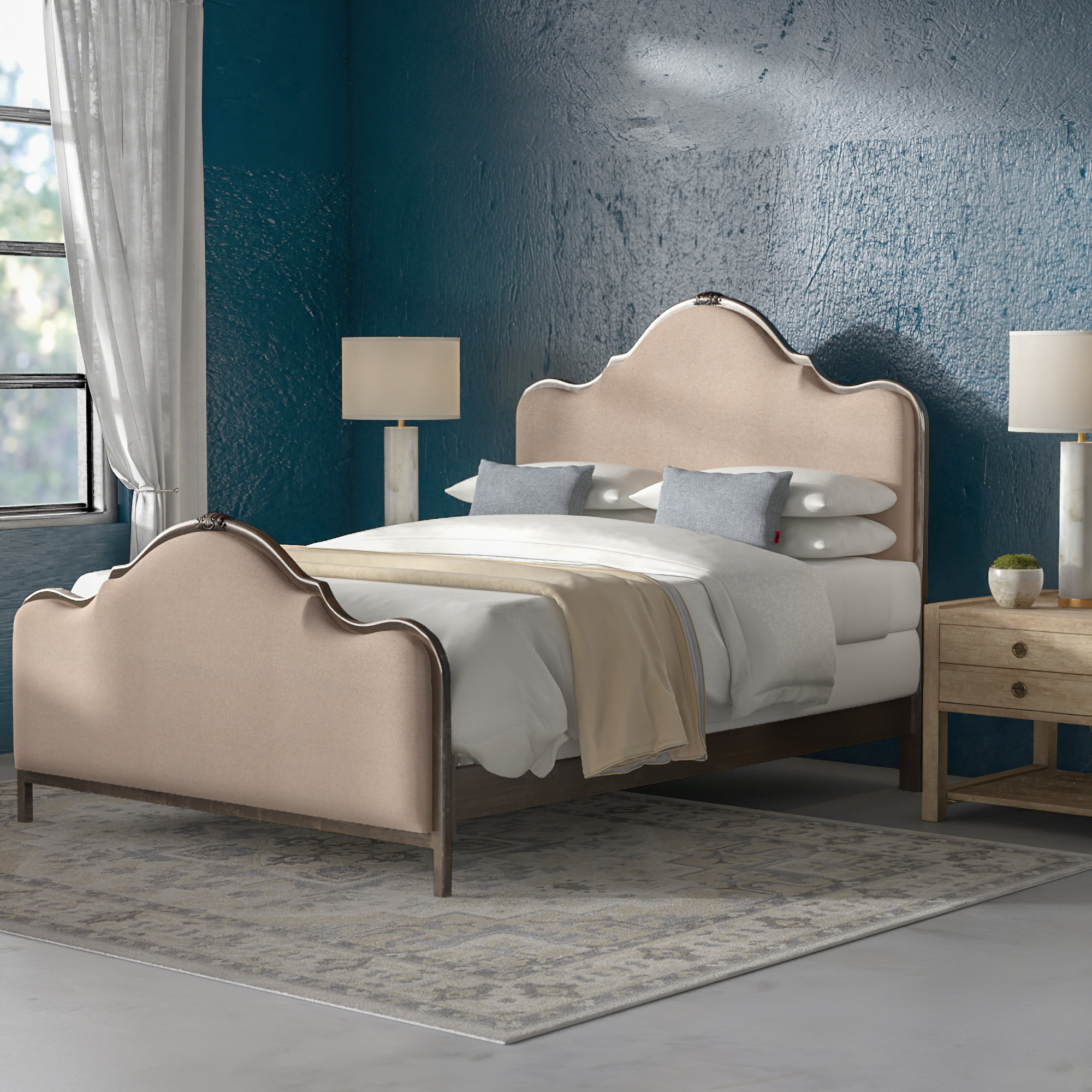 Alcott Hill Amoll Upholstered Standard Bed Reviews Wayfair