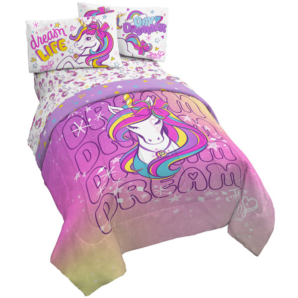 Nickelodeon Jojo Siwa Dream Unicorn Reversible Comforter ...