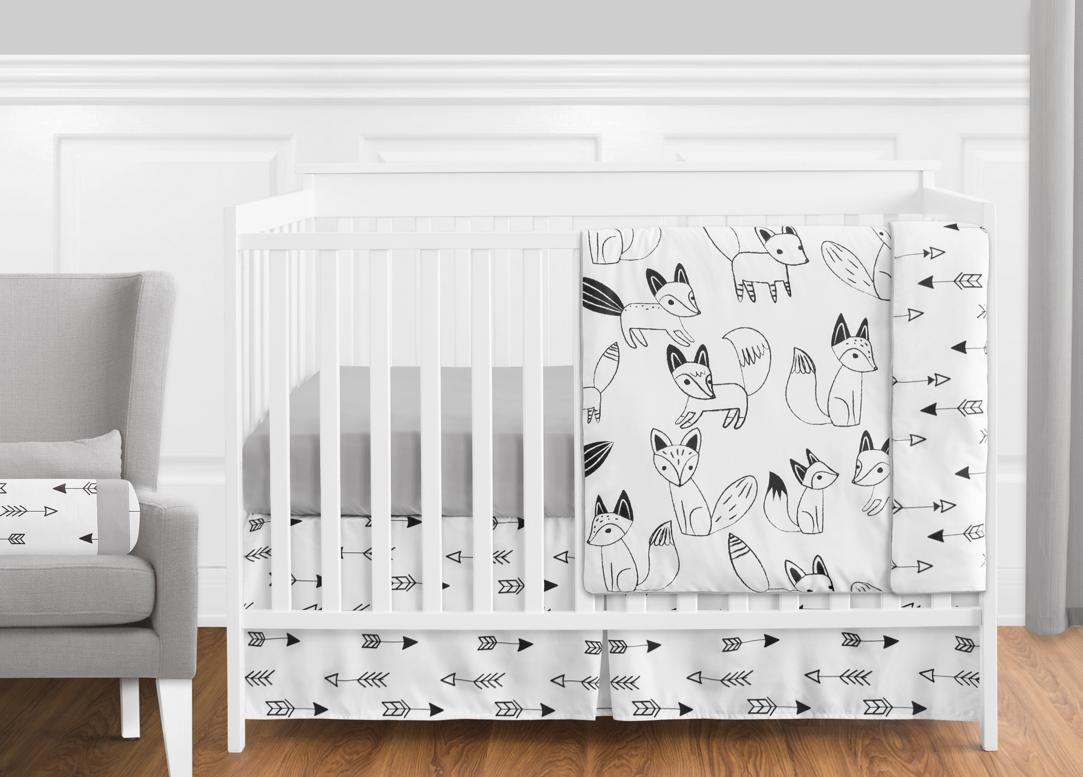 fox crib bedding