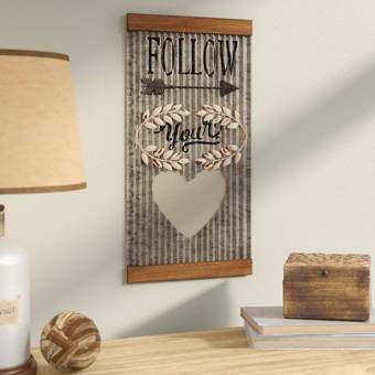 August Grove Corrugated Metal Wall Decor Reviews Wayfair