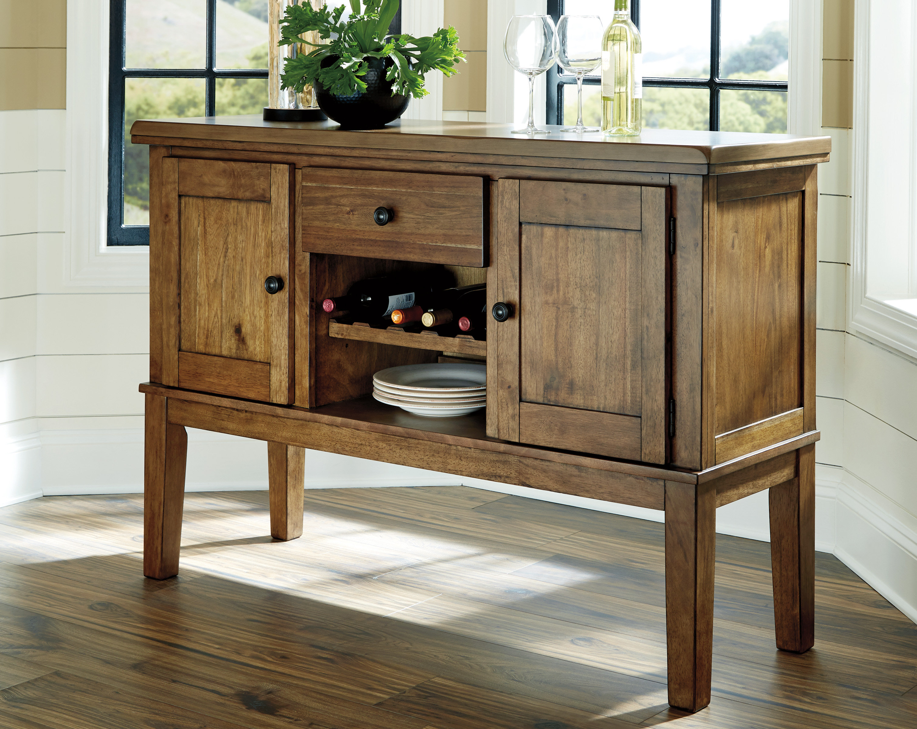 Millwood Pines Fia Dining Room Buffet Table Wayfair