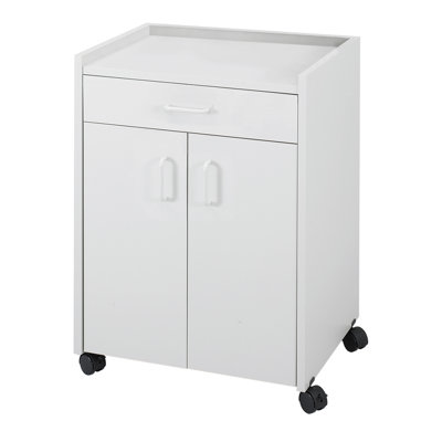 Mobile Bar Cart Safco Products Company Frame Color Silver