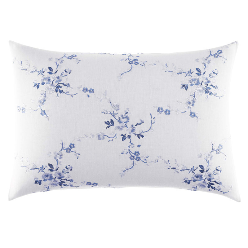 Laura Ashley Charlotte China Blue 14 X 20 Decorative Pillow Reviews