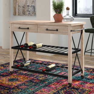 Go to store & view more images Trent Austin Design Adelbert 2 Drawer Bar Cart