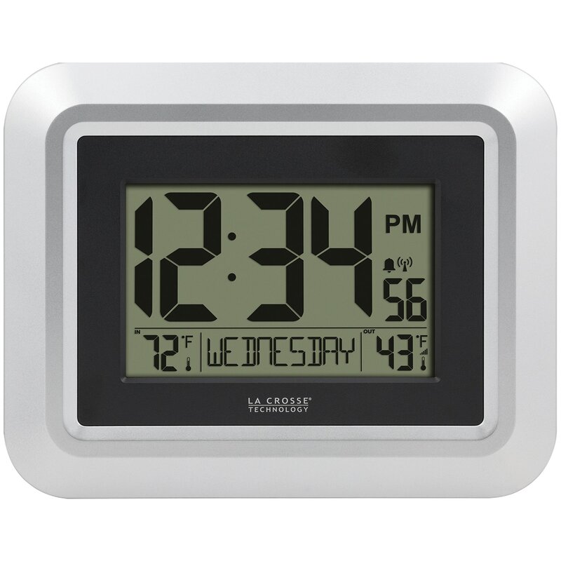 outdoor garden clocks temperature