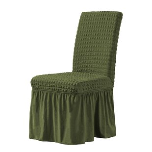 Universal Box Cushion Dinning Chair Slipcover (Set Of 2) By One Allium Way