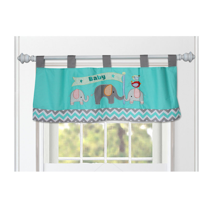 Harriet Bee Slavens Elephant Zigzag 9 Piece Crib Bedding Set