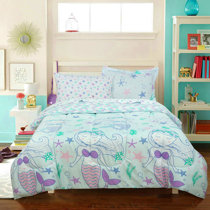 mermaid queen comforter set