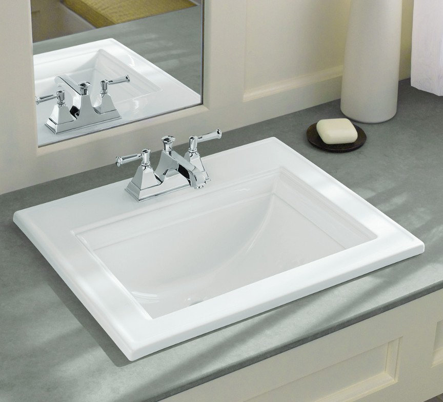 K 2337 4 0 96 Kohler Memoirs Ceramic Rectangular Drop In Bathroom Sink With Overflow Reviews Wayfair