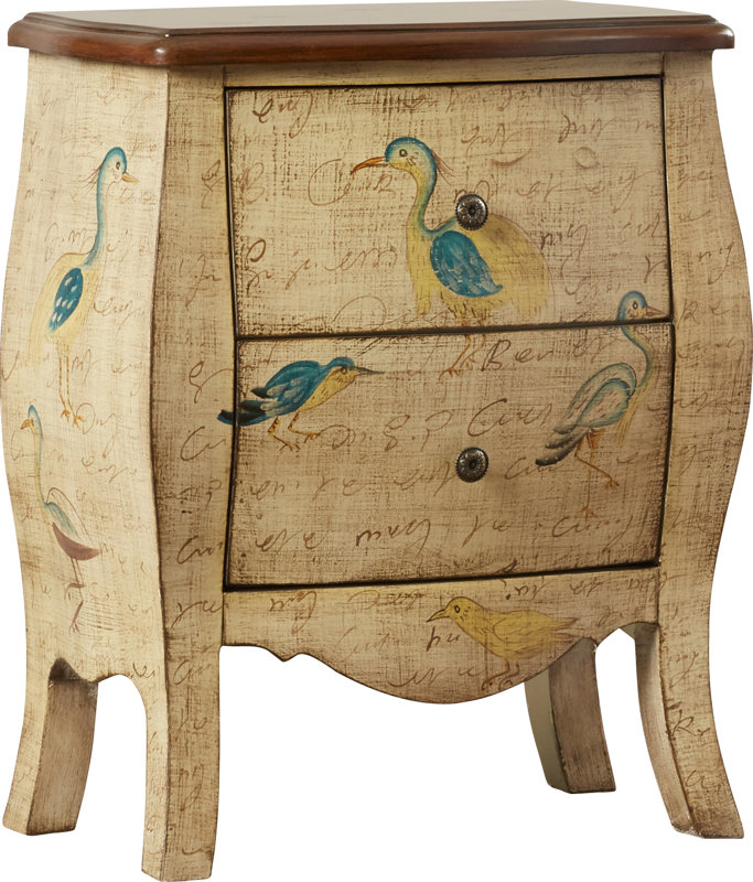 Stein World Painted Treasures 2 Drawer Accent Chest & Reviews Wayfair