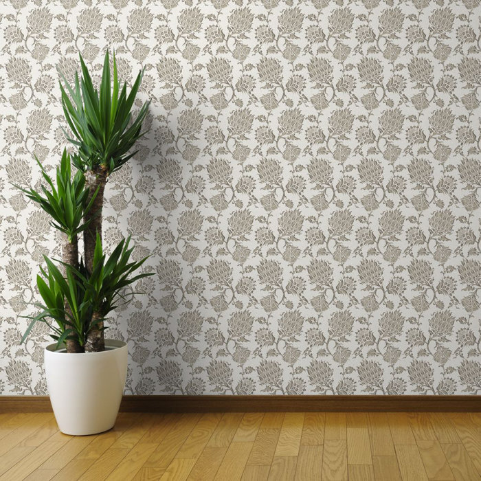 Ophelia Co Pudsey Vintage French Floral 1 L X 24 W Wallpaper Roll Wayfair