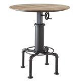 Brushed Nickel Pub Table Wayfair Ca