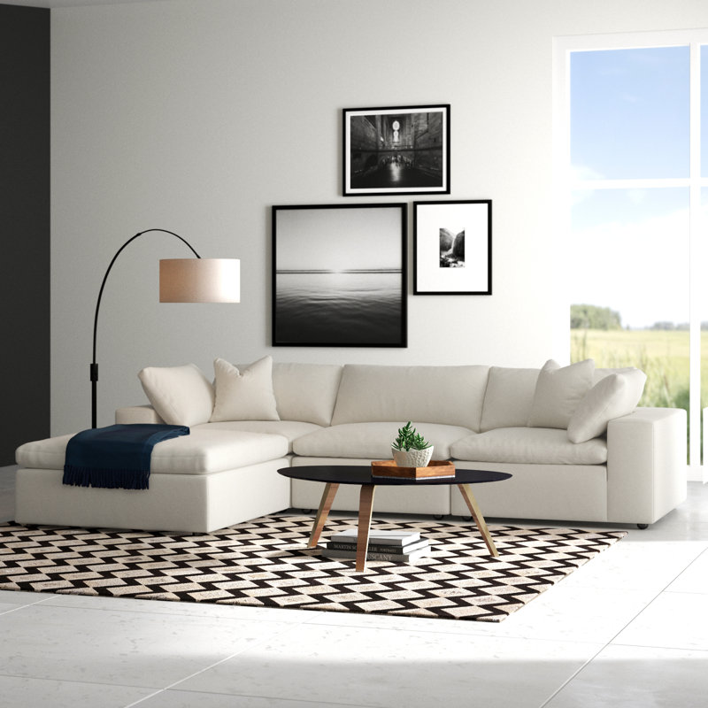 Alissa 133 Right Hand Facing Sectional With Ottoman Reviews