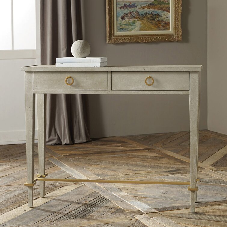 modern history home console table