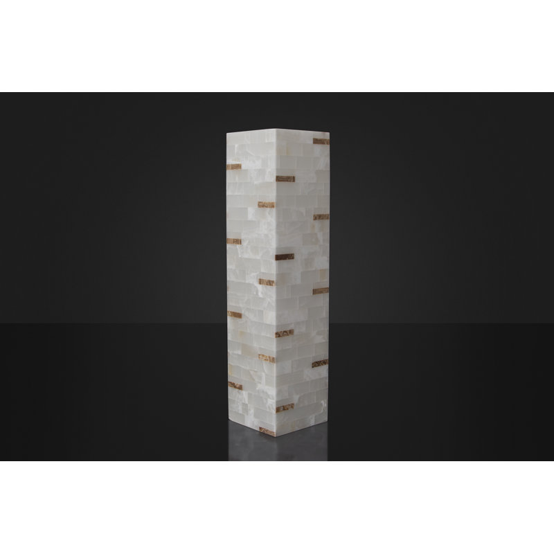 Luxonyx Cubic 2 Piece Column Floor Lamp Set In 47 24 H X 11 81 W X 11 81 D