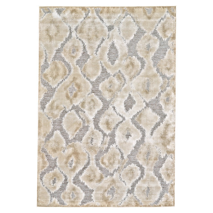 World Menagerie Ledesma Pewter/Brown Area Rug & Reviews | Wayfair