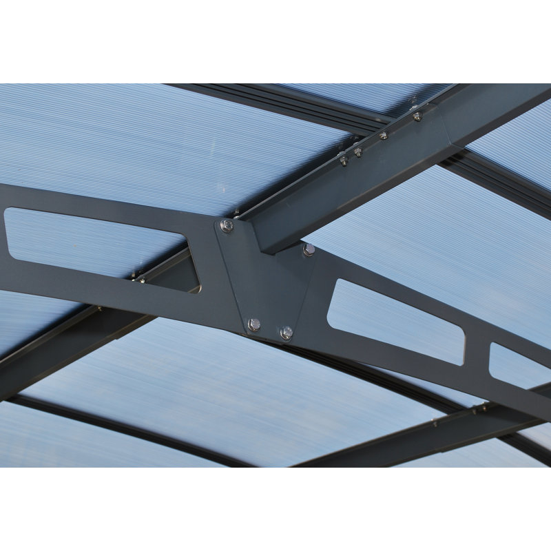 Palram Arcadia 5000 12 Ft X 16 5 Ft Canopy Wayfair