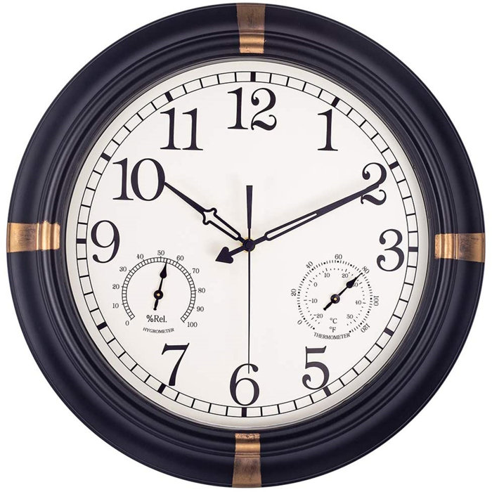 Outdoor Clocks Waterproof, Large Outdoor Clock For Patio