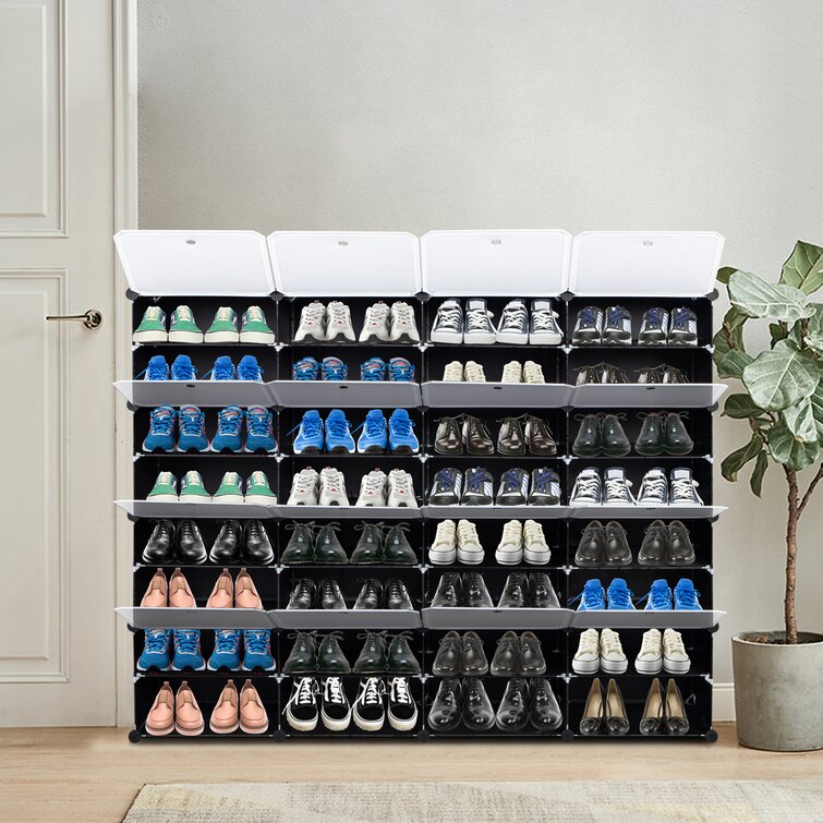 8-Tier Shoe Rack Shelf Large Capacity for 32Pairs Shoes Storage Organizer Holder