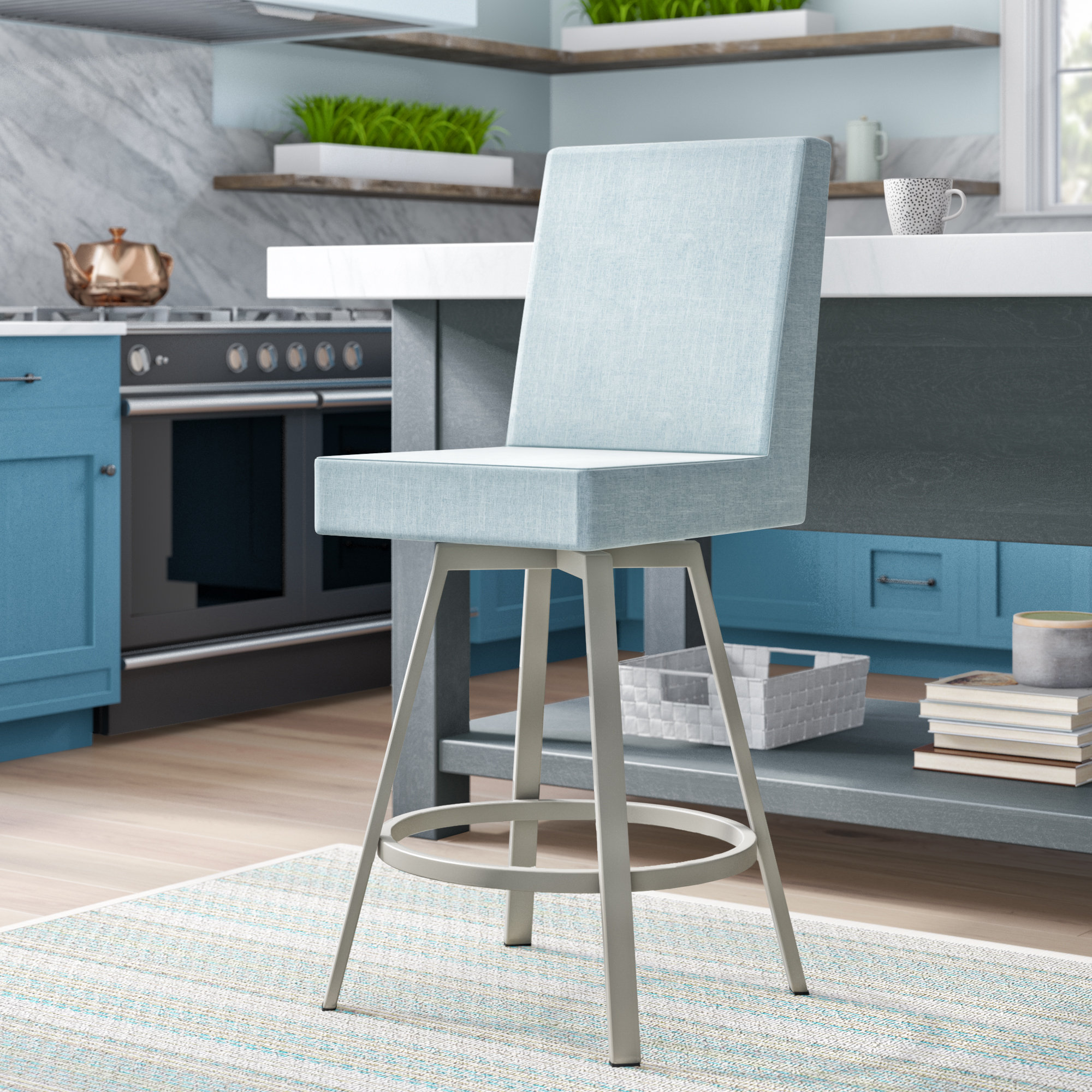 Brayden Studio® Evans Swivel Bar & Counter Stool & Reviews Wayfair