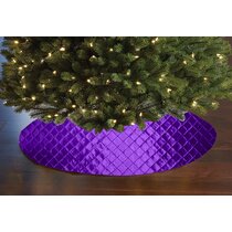 purple tree skirt