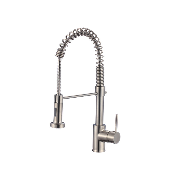 Bluic Pull Down Single Handle Kitchen Faucet Wayfair Ca