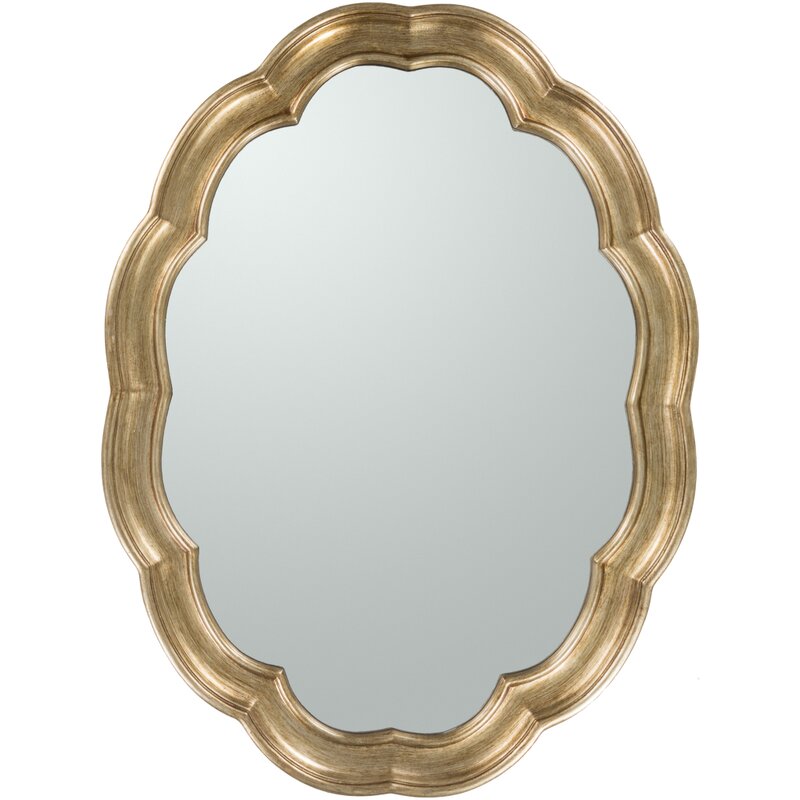 Glam Oval Accent Wall Mirror