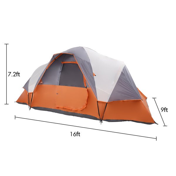 Nice Furniture Core 9 Person Extended Dome Tent Reviews Wayfair