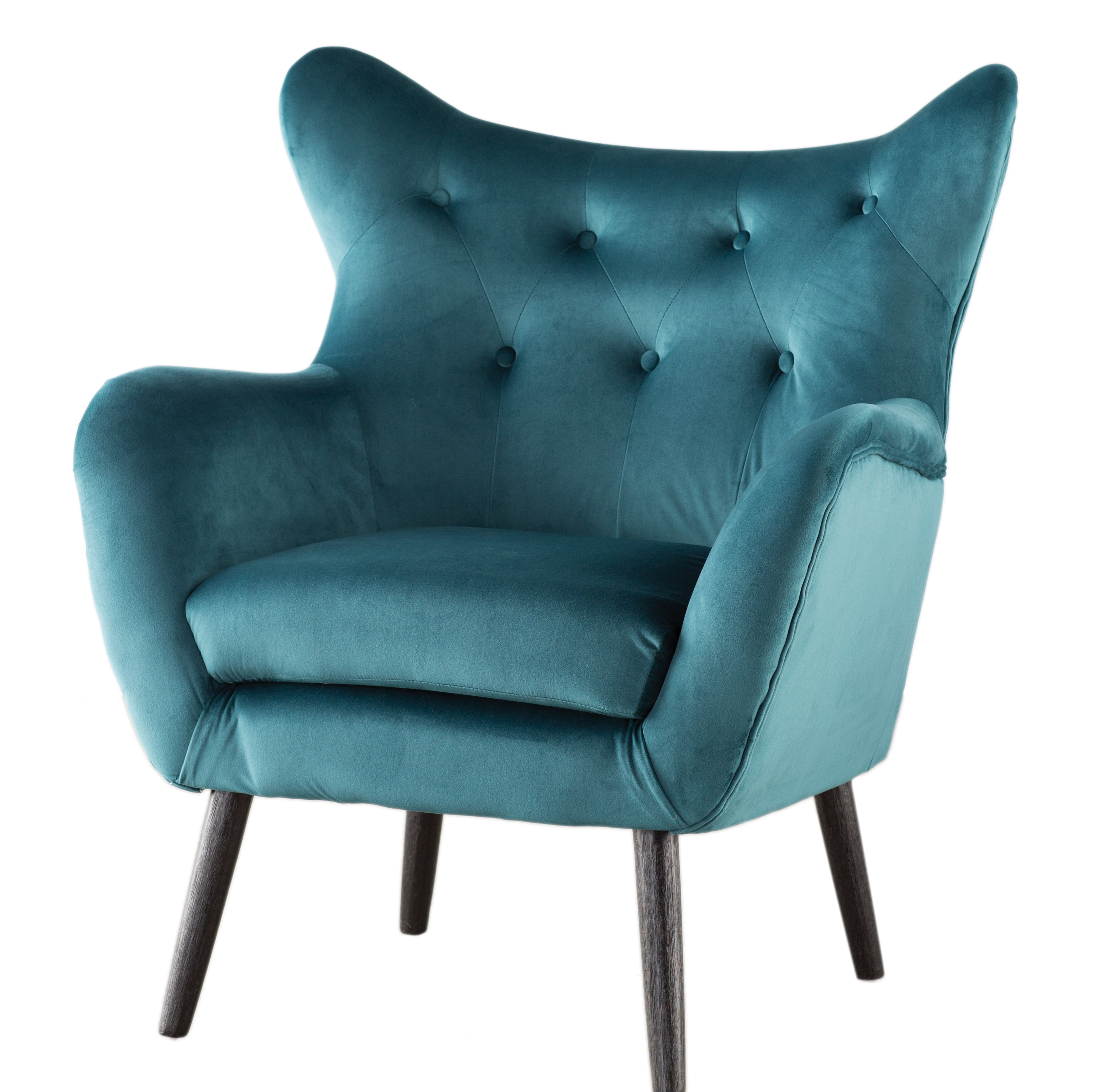 teal club chair