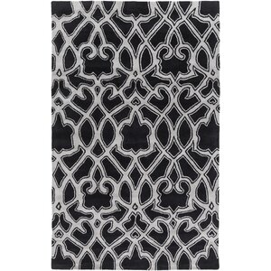 Remington Hand-Tufted Black/Gray Area Rug