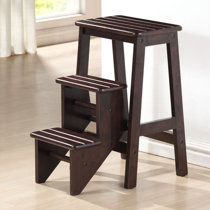 brown step stool