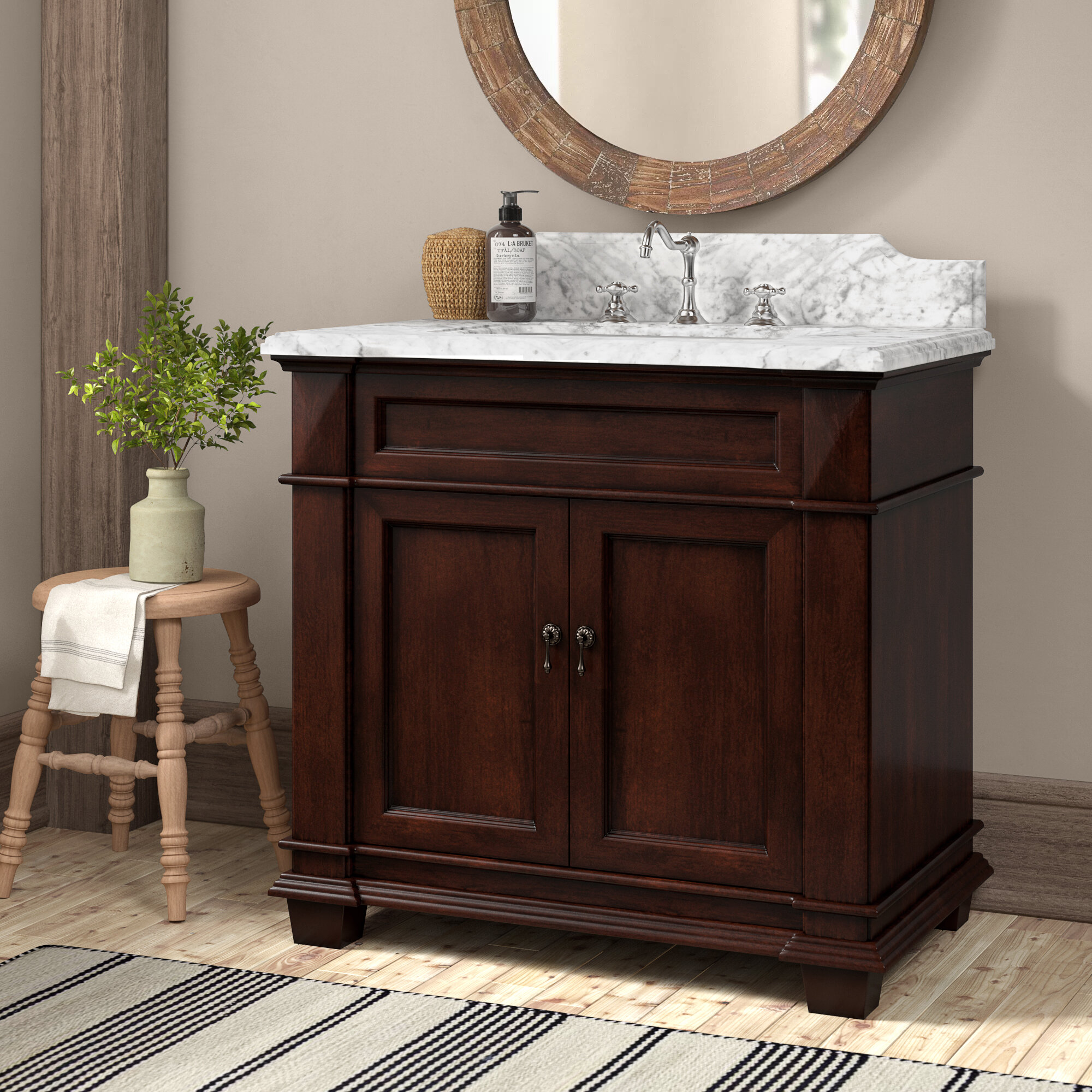 Bergan 36 Single Bathroom Vanity Set Reviews Birch Lane