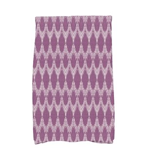 purple patterned bath towels