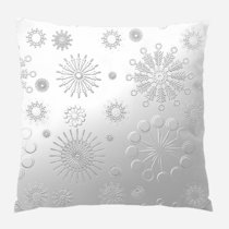snowflake throw pillows