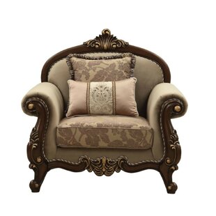 Swett Arched Backrest Velvet Upholstery Armchair By Astoria Grand
